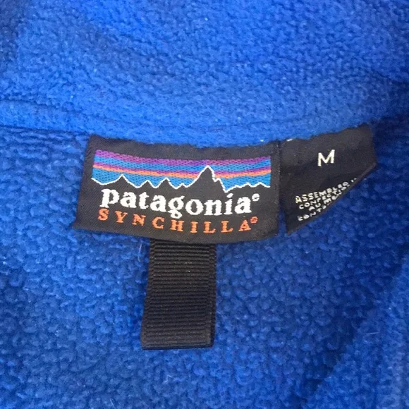 EUC RARE Vintage PATAGONIA Womens Synchilla Front Pocket Pullover (M) - Picture 3 of 8